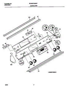 02 - Control Panel parts for Frigidaire Range FED367CEBD from AppliancePartsPros.com