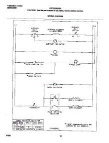 06 - Wiring Diagram parts for Frigidaire Range FEF322WHSA from AppliancePartsPros.com