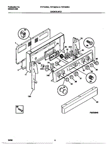 03 - Backguard parts for Frigidaire Range FEF323BADE from AppliancePartsPros.com