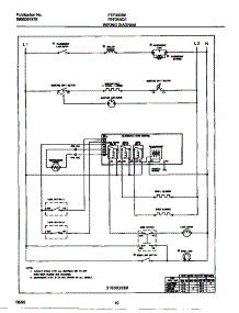 06 - Wiring Diagram parts for Frigidaire Range FEF350BEWA from AppliancePartsPros.com