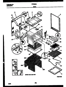 04 - Body Parts parts for Frigidaire Range FEF350SAWA from AppliancePartsPros.com