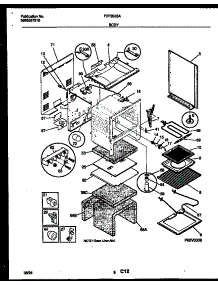04 - Body Parts parts for Frigidaire Range FEF350SAWB from AppliancePartsPros.com