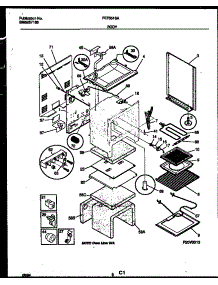 04 - Body Parts parts for Frigidaire Range FEF351SAWB from AppliancePartsPros.com