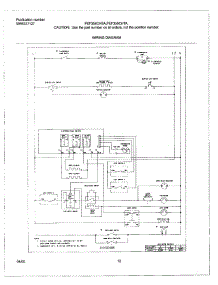 12 - Wiring Diagram parts for Frigidaire Range FEF356CHTB from AppliancePartsPros.com