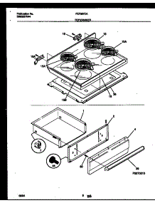 05 - Cooktop And Drawer Parts parts for Frigidaire Range FEF367CASB from AppliancePartsPros.com