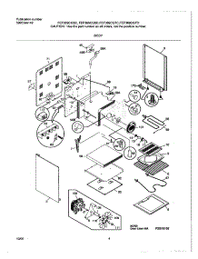 05 - Body parts for Frigidaire Range FEF369CGSC from AppliancePartsPros.com