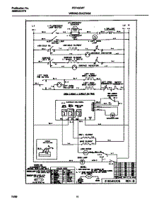 06 - Wiring Diagram parts for Frigidaire Range FEF450WFDE from AppliancePartsPros.com