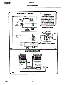 05 - Wiring Diagram parts for Frigidaire Freezer FFU20F9FW0 from AppliancePartsPros.com