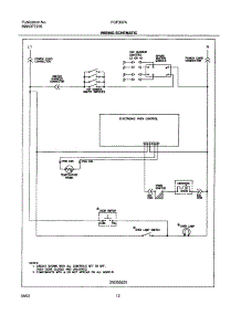 12 - Wiring Schematic parts for Frigidaire Range FGF337ASB from AppliancePartsPros.com