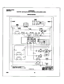 07 - Wiring Diagram parts for Frigidaire Range FGF358CGSC from AppliancePartsPros.com
