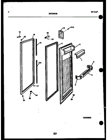 03 - Door Parts parts for Frigidaire Refrigerator FGI220JN0D from AppliancePartsPros.com