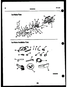 11 - Ice Maker And Ice Maker Installatio parts for Frigidaire Refrigerator FGI220JN0D from AppliancePartsPros.com