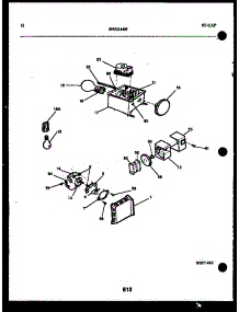 07 - Refrigerator Control Assembly, Damp parts for Frigidaire Refrigerator FGI220JN1D from AppliancePartsPros.com