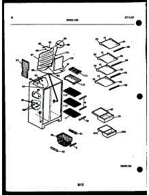 06 - Shelves And Supports parts for Frigidaire Refrigerator FGW240JN1D from AppliancePartsPros.com