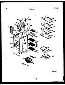 07 - Shelves And Supports parts for Frigidaire Refrigerator FGW240JN1D from AppliancePartsPros.com