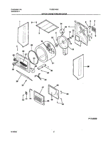 03 - Dry Cab,Drm,Htr parts for Frigidaire Washer Dryer Combo FGZ831AS0 from AppliancePartsPros.com