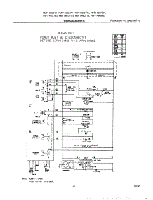 13 - Wiring Schematic parts for Frigidaire Microwave FMT144G1B2 from AppliancePartsPros.com
