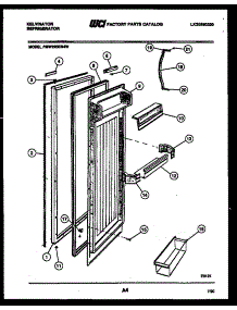 03 - Refrigerator Door Parts parts for Frigidaire Refrigerator FMW220EN4V from AppliancePartsPros.com