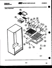 05 - Shelves And Supports parts for Frigidaire Refrigerator FPCE19TFH0 from AppliancePartsPros.com
