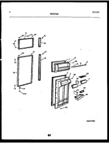 03 - Door Parts parts for Frigidaire Refrigerator FPCE19TRW0 from AppliancePartsPros.com