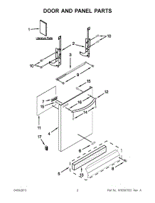 05 - Shelves And Supports parts for Frigidaire Refrigerator FPCE21TFW0 from AppliancePartsPros.com