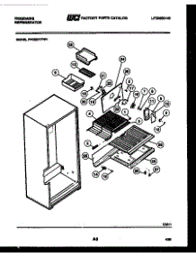 05 - Shelves And Supports parts for Frigidaire Refrigerator FPCE21TFW1 from AppliancePartsPros.com