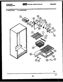 07 - Shelves And Supports parts for Frigidaire Refrigerator FPCE21TILW2 from AppliancePartsPros.com