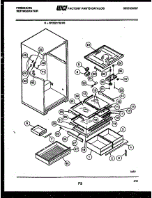 06 - Shelves And Supports parts for Frigidaire Refrigerator FPCE21TILW6 from AppliancePartsPros.com