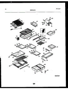 07 - Shelves And Supports parts for Frigidaire Refrigerator FPCE21TPH1 from AppliancePartsPros.com