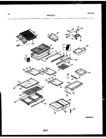 08 - Shelves And Supports parts for Frigidaire Refrigerator FPCE21TPL1 from AppliancePartsPros.com