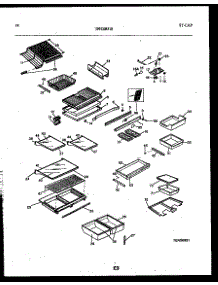 08 - Shelves And Supports parts for Frigidaire Refrigerator FPCE21TRW0 from AppliancePartsPros.com