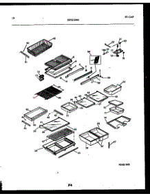 06 - Shelves And Supports parts for Frigidaire Refrigerator FPCEB21TIRB1 from AppliancePartsPros.com