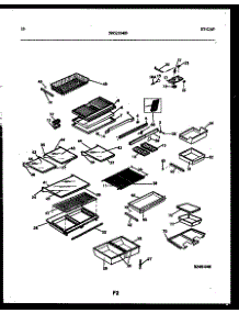 06 - Shelves And Supports parts for Frigidaire Refrigerator FPCEW21TIRW1 from AppliancePartsPros.com