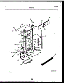 04 - Cabinet Parts parts for Frigidaire Refrigerator FPCI19VPL1 from AppliancePartsPros.com