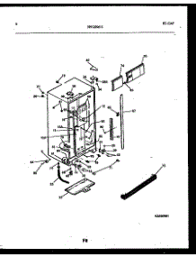 05 - Cabinet Parts parts for Frigidaire Refrigerator FPCIS22VPL1 from AppliancePartsPros.com