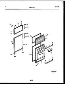 03 - Door Parts parts for Frigidaire Refrigerator FPD17TLPL1 from AppliancePartsPros.com