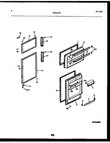 03 - Door Parts parts for Frigidaire Refrigerator FPD17TPW2 from AppliancePartsPros.com
