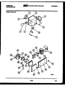 06 - Refrigerator Control Assembly, Damp parts for Frigidaire Refrigerator FPD19VFL1 from AppliancePartsPros.com