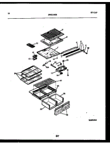 06 - Shelves And Supports parts for Frigidaire Refrigerator FPDA18TPW1 from AppliancePartsPros.com