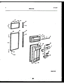03 - Door Parts parts for Frigidaire Refrigerator FPE19TRW0 from AppliancePartsPros.com