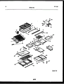 07 - Shelves And Supports parts for Frigidaire Refrigerator FPE19TRW0 from AppliancePartsPros.com