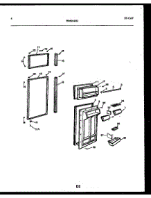 03 - Door Parts parts for Frigidaire Refrigerator FPE19TRW1 from AppliancePartsPros.com