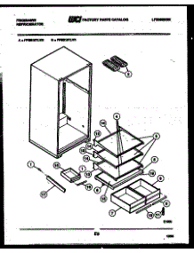 05 - Shelves And Supports parts for Frigidaire Refrigerator FPES18TLL0 from AppliancePartsPros.com