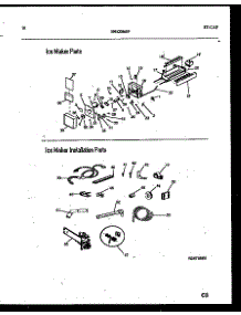 10 - Ice Maker And Installation Parts parts for Frigidaire Refrigerator FPES19TIPH0 from AppliancePartsPros.com