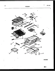 07 - Shelves And Supports parts for Frigidaire Refrigerator FPES19TIPL0 from AppliancePartsPros.com