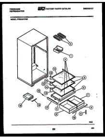 05 - Shelves And Supports parts for Frigidaire Refrigerator FPES19TPW0 from AppliancePartsPros.com