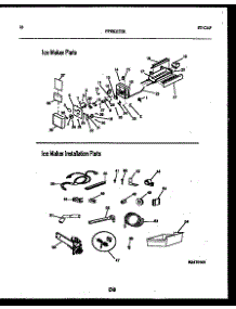 10 - Ice Maker And Installation Parts parts for Frigidaire Refrigerator FPES21TIRW0 from AppliancePartsPros.com