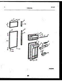 03 - Door Parts parts for Frigidaire Refrigerator FPES21TIRW1 from AppliancePartsPros.com