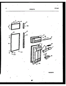 03 - Door Parts parts for Frigidaire Refrigerator FPES21TRW0 from AppliancePartsPros.com