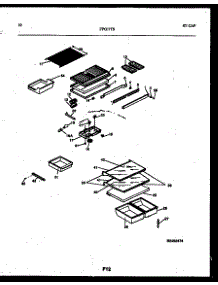 06 - Shelves And Supports parts for Frigidaire Refrigerator FPG17TSW0 from AppliancePartsPros.com